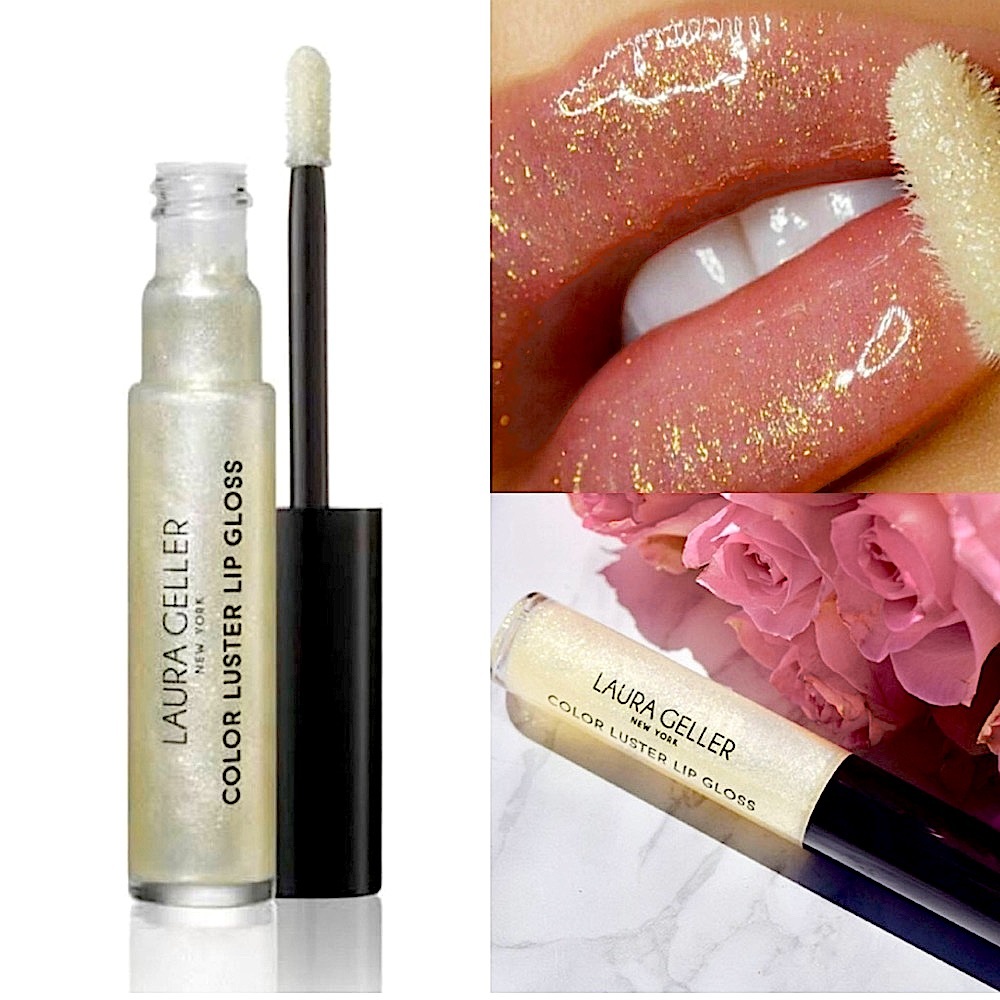 🆕💎LAURA GELLAR:DIAMOND DUST Color Luster Lip Gloss Hi-Def Top Coat